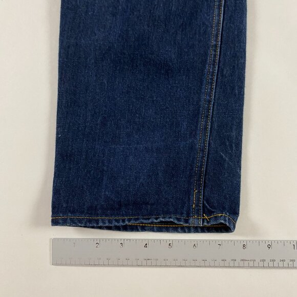 J.CREW The Sutton Jeans Mens 32 x 34 Measures 35.5 x 33 Blue Cotton Indigo Dye - Picture 10 of 12